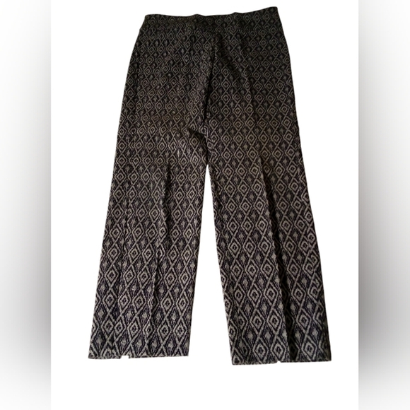 Ruby Rd. Pants - Ruby Rd. Favorites, Petite 4p, 77% Rayon, 20% Nylon, 3% Spandex, Diamond Pattern
